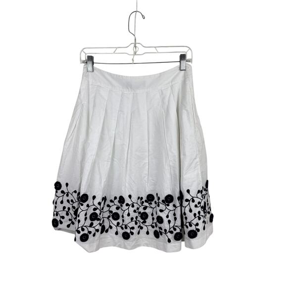 NWT Talbots Embroidered Cotton Skirt - Picture 5 of 5